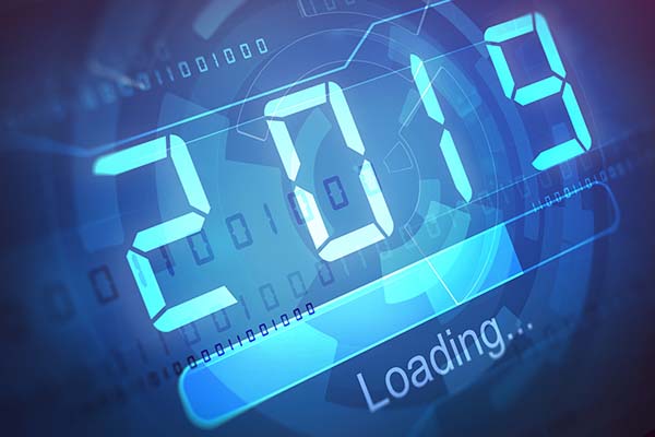 loading new year 2019 progress bar