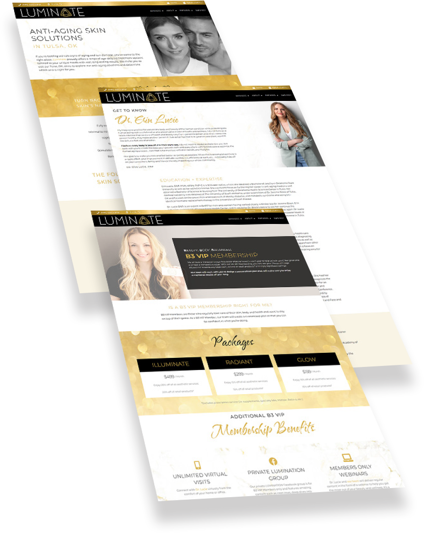 luminate web pages narrow 2