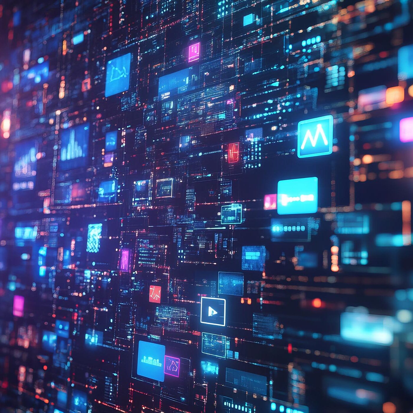 Programmatic advertising and media buying platform concept – 3